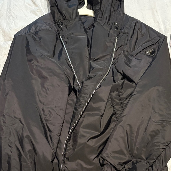 Men's Prada Black Hooded Jacket - Picture 1 of 7